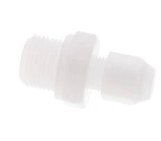 4x6mm & G3/8'' PP Straight Hose Fitting with Male Threads 10bar/145psi