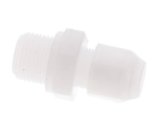 6x8mm & G3/8'' PP Straight Hose Fitting with Male Threads 10bar/145psi