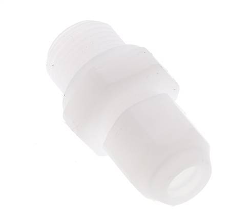 8x10mm & G3/8'' PP Straight Hose Fitting with Male Threads 10bar/145psi