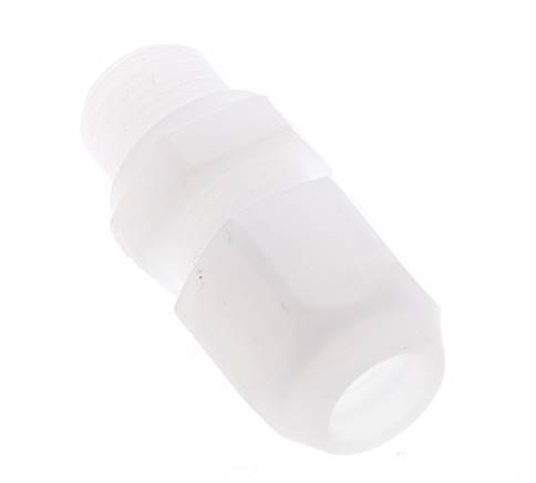 10x12mm & G3/8'' PP Straight Hose Fitting with Male Threads 10bar/145psi