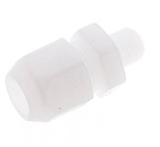 12x14mm & G1/4'' PP Straight Hose Fitting with Male Threads 10bar/145psi