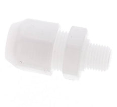 12x14mm & G3/8'' PP Straight Hose Fitting with Male Threads 10bar/145psi