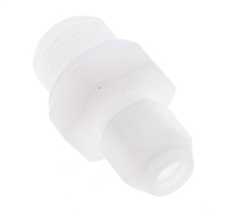 4x6mm & G1/2'' PVDF Straight Hose Fitting with Male Threads 10bar/145psi