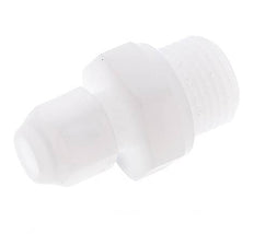 6x8mm & G1/4'' PVDF Straight Hose Fitting with Male Threads 10bar/145psi