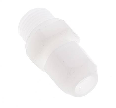 12x14mm & G1/2'' PVDF Straight Hose Fitting with Male Threads 10bar/145psi