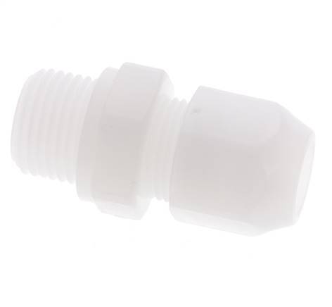 12x14mm & G1/2'' PVDF Straight Hose Fitting with Male Threads 10bar/145psi