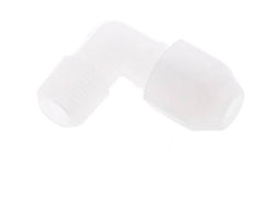 2x4mm & R1/8'' PP Elbow Hose Fitting with Male Threads 10bar/145psi [2 Pieces]