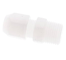 4x6mm & R1/8'' PP Elbow Hose Fitting with Male Threads 10bar/145psi [2 Pieces]