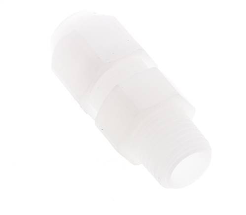 2x4mm & R1/8'' PP Elbow Hose Fitting with Male Threads 10bar/145psi [2 Pieces]
