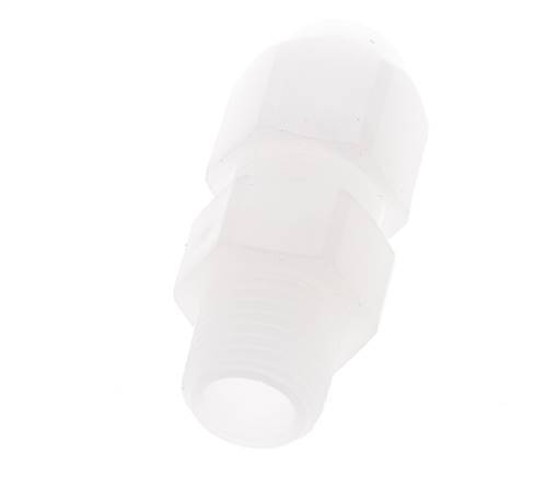 2x4mm & R1/8'' PP Elbow Hose Fitting with Male Threads 10bar/145psi [2 Pieces]