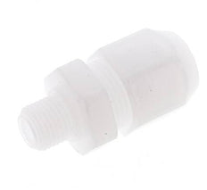 10x12mm & G1/2'' PVDF Straight Hose Fitting with Male Threads 10bar/145psi