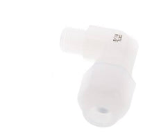 6x8mm & R1/8'' PVDF Elbow Hose Fitting with Male Threads 10bar/145psi