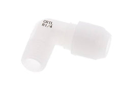 6x8mm & R1/4'' PVDF Elbow Hose Fitting with Male Threads 10bar/145psi