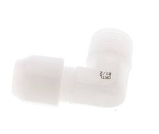 10x12mm & R1/2'' PVDF Elbow Hose Fitting with Male Threads 10bar/145psi