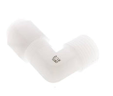 10x12mm & R1/2'' PVDF Elbow Hose Fitting with Male Threads 10bar/145psi