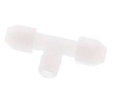 2x4mm & R1/8'' PVDF T-Shape Hose Fitting with Male Threads 10bar/145psi