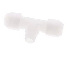 8x10mm & R1/4'' PVDF T-Shape Hose Fitting with Male Threads 10bar/145psi