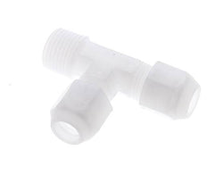 10x12mm & R1/2'' PP Right Angle Tee Hose Fitting with Male Threads 10bar/145psi