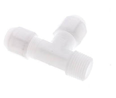 10x12mm & R1/2'' PP Right Angle Tee Hose Fitting with Male Threads 10bar/145psi