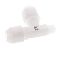 6x8mm & R1/8'' PVDF Right Angle Tee Hose Fitting with Male Threads 10bar/145psi
