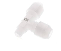 6x8mm & R1/8'' PVDF Right Angle Tee Hose Fitting with Male Threads 10bar/145psi