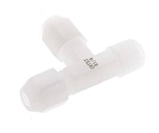 4x6mm & R1/4'' PVDF Right Angle Tee Hose Fitting with Male Threads 10bar/145psi