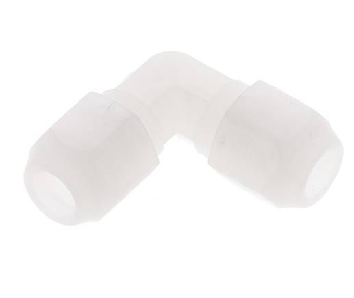 8x10mm PVDF Elbow Hose Fitting 10bar/145psi