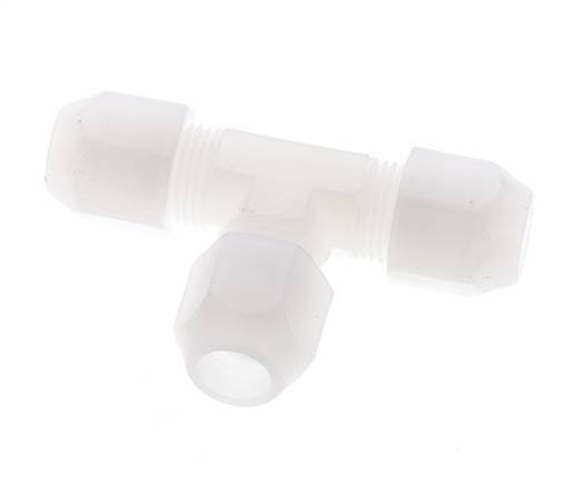 10x12mm PVDF T-Shape Hose Fitting 10bar/145psi