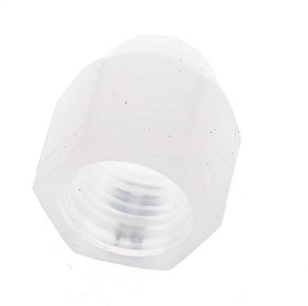 4x6mm (M11x1) PVDF Union Nut [2 Pieces]