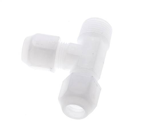 8x10mm PVDF T-Shape Hose Fitting 10bar/145psi
