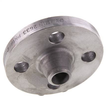 Welding Neck Flange DN15-PN16 21.3mm Black Steel DIN 2633