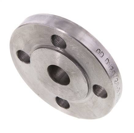 Welding Neck Flange DN20-PN16 26.9mm Black Steel DIN 2633