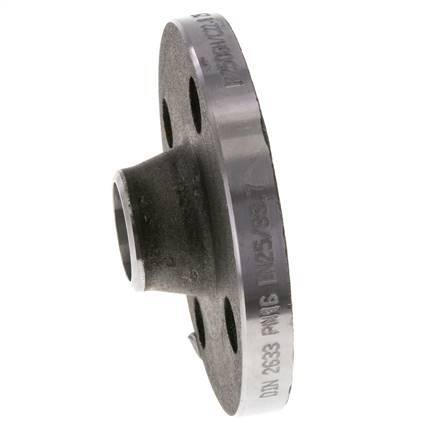 Welding Neck Flange DN25-PN16 33.7mm Black Steel DIN 2633