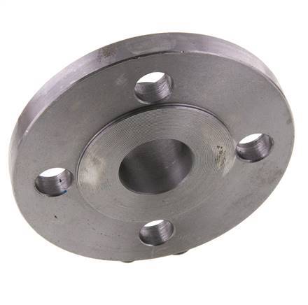 Welding Neck Flange DN32-PN16 42.4mm Black Steel DIN 2633