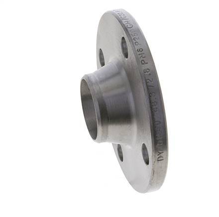 Welding Neck Flange DN40-PN6 48.3mm Black Steel DIN 2631 And EN 1092-1 (Type 11)