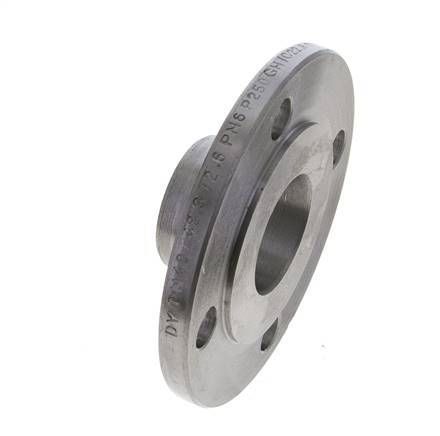 Welding Neck Flange DN40-PN6 48.3mm Black Steel DIN 2631 And EN 1092-1 (Type 11)