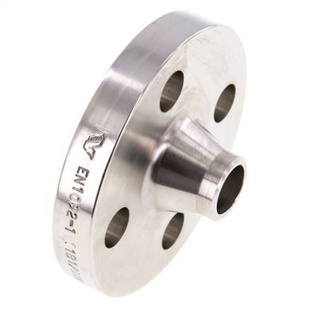 Welding Neck Flange DN15-PN40 21.3mm 1.4571 DIN 2635 And EN 1092-1 (Type 11)