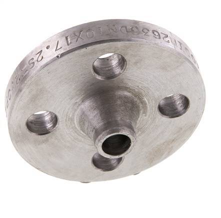 Welding Neck Flange DN10-PN40 17.2mm Black Steel DIN 2635 And EN 1092-1 (Type 11)