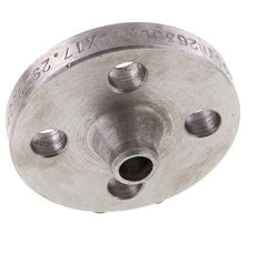 Welding Neck Flange DN10-PN40 17.2mm Black Steel DIN 2635 And EN 1092-1 (Type 11)