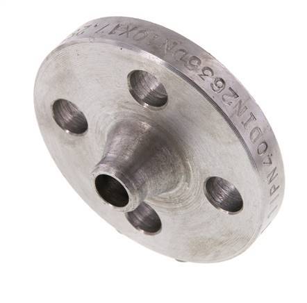 Welding Neck Flange DN10-PN40 17.2mm Black Steel DIN 2635 And EN 1092-1 (Type 11)
