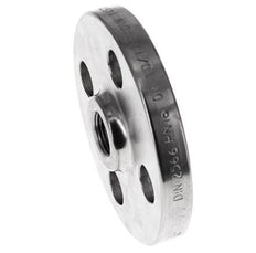 Threaded Flange DN10-PN16 Rp 3/8'' Stainless Steel 1.4571 DIN 2566