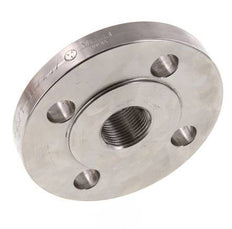 Threaded Flange DN20-PN16 Rp 3/4'' Stainless Steel 1.4571 DIN 2566