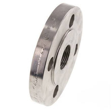 Threaded Flange DN20-PN16 Rp 3/4'' Stainless Steel 1.4571 DIN 2566