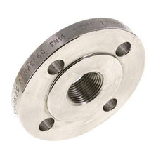 Threaded Flange DN25-PN16 Rp 1'' Stainless Steel 1.4571 DIN 2566