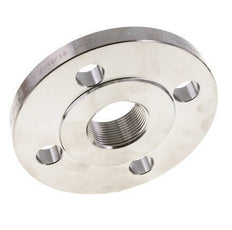 Threaded Flange DN65-PN16 Rp 2-1/2'' Stainless Steel 1.4571 DIN 2566