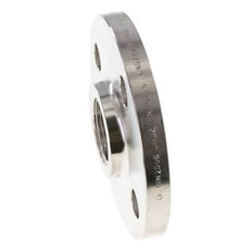 Threaded Flange DN65-PN16 Rp 2-1/2'' Stainless Steel 1.4571 DIN 2566
