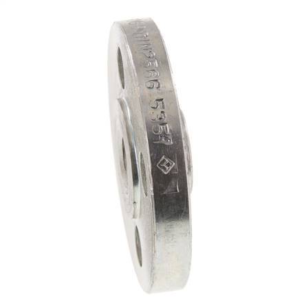 Threaded Flange DN10-PN16 Rp 3/8'' Zinc-Plated Steel DIN 2566