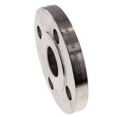 Threaded Flange DN65-PN16 (EN) Rp 2-1/2'' Stainless Steel 1.4571 EN 1092-1 (type 13)