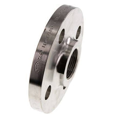 Threaded Flange DN65-PN16 (EN) Rp 2-1/2'' Stainless Steel 1.4571 EN 1092-1 (type 13)