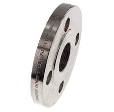 Threaded Flange DN100-PN40 Rp 4'' Stainless Steel 1.4571 DIN 2567 And EN 1092-1 (Type 13)